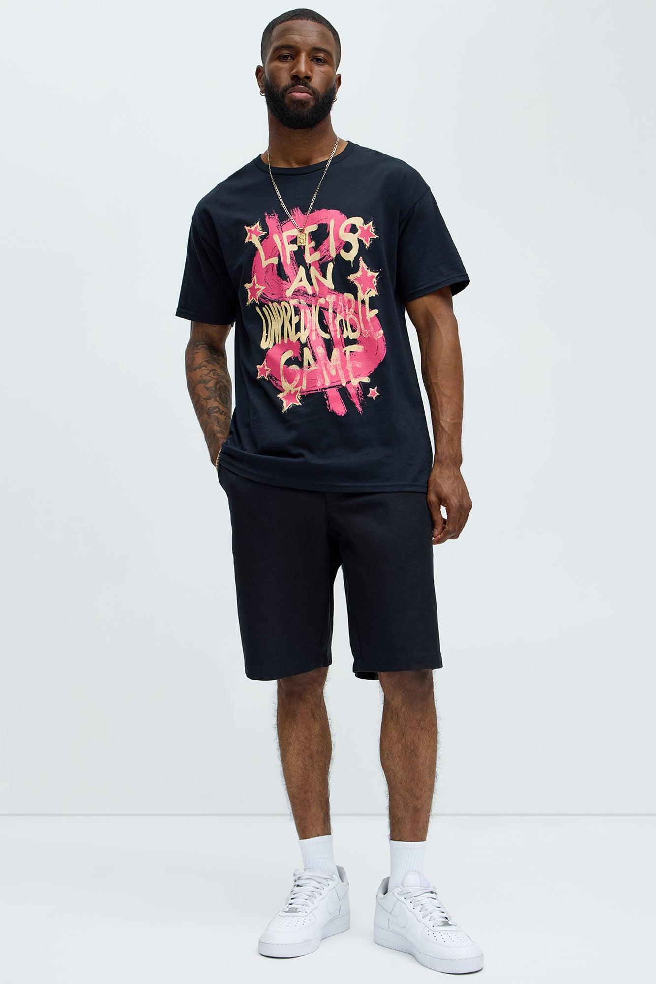 Money Talks A Big Game Short Sleeve Tee - Black Product Image