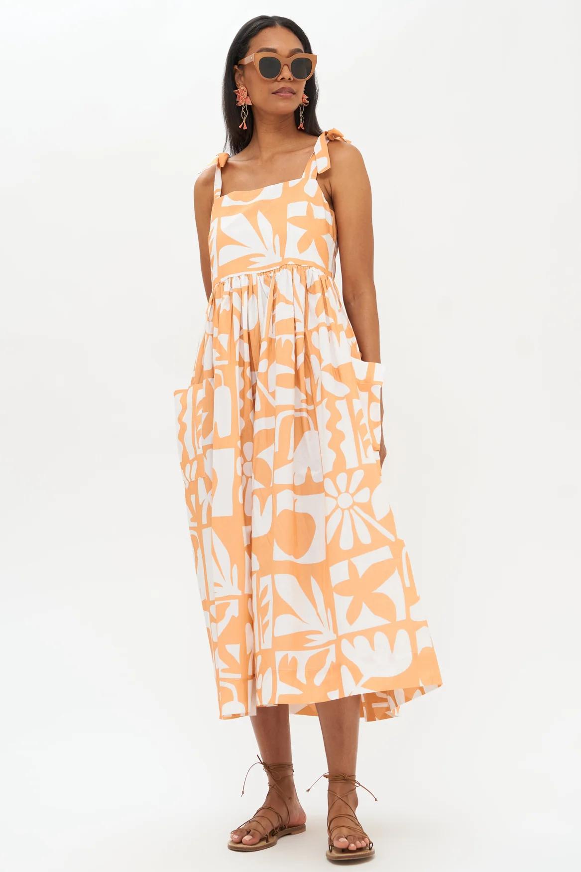 Tie Strap Pocket Dress Product Image