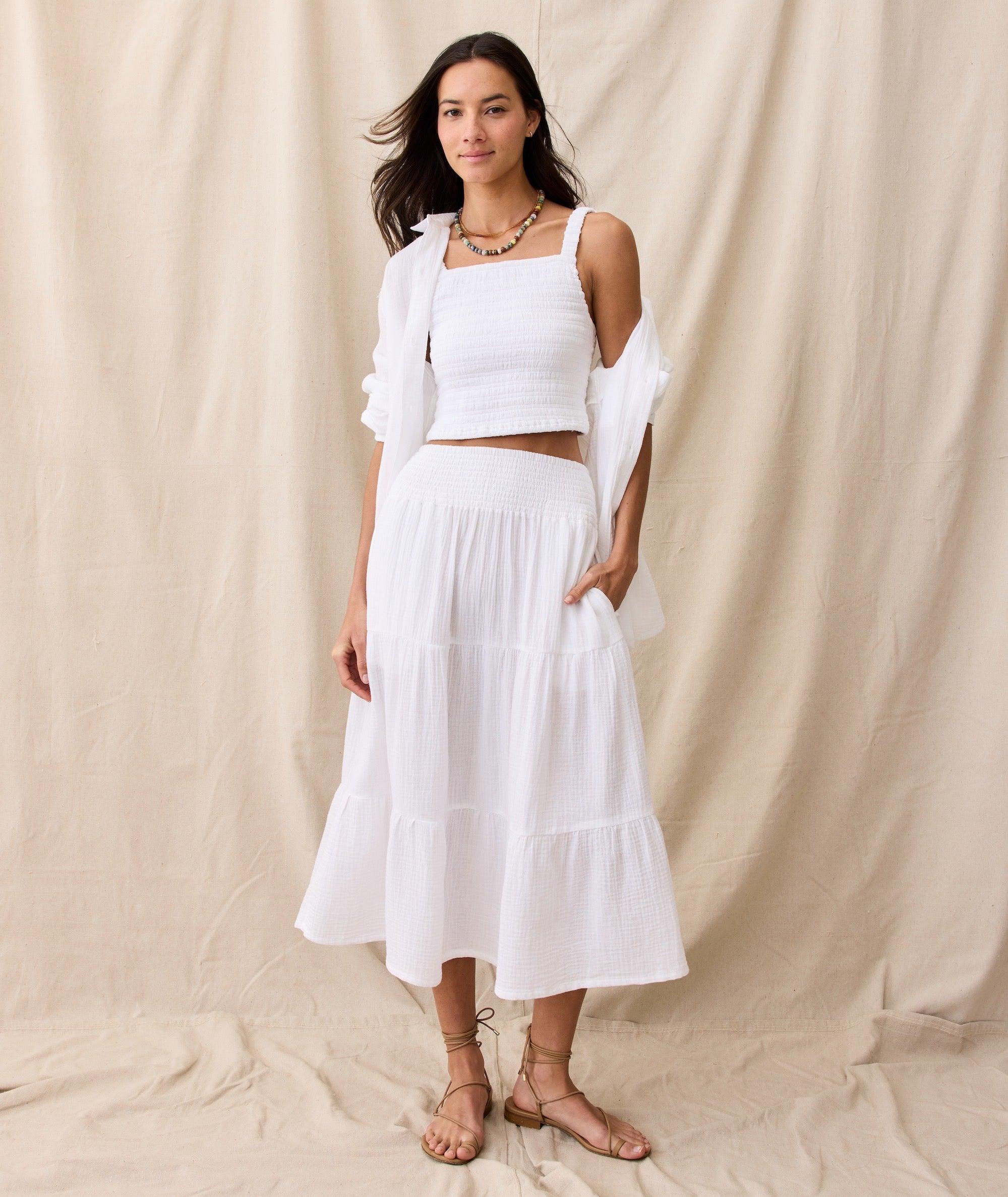 Corinne Double Cloth Maxi Skirt Product Image