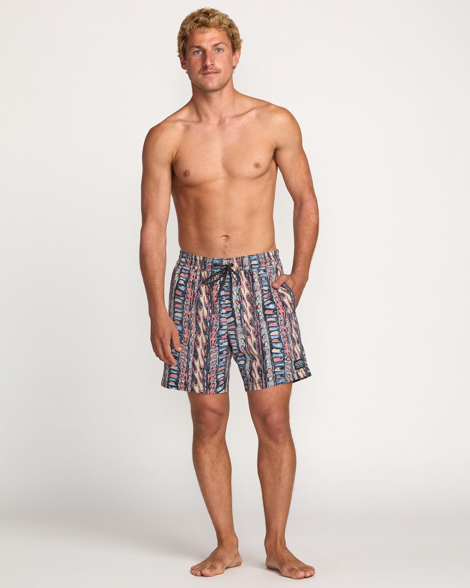 Larry Laybacks 19" Cord Shorts - Washed Blue Male Product Image