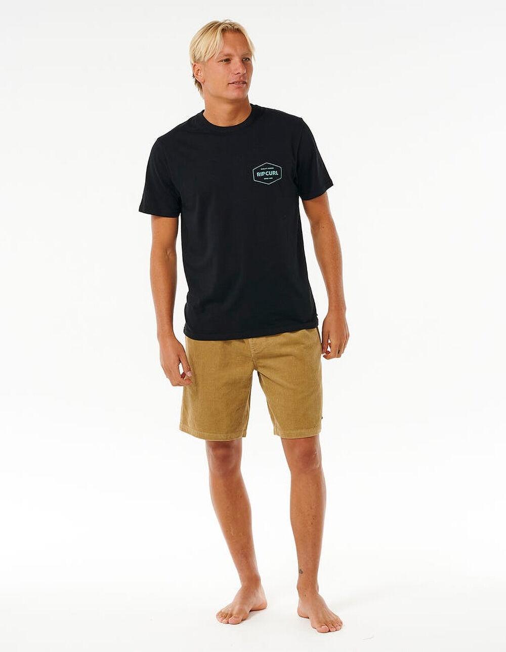 RIP CURL Classic Surf Cord Mens Volley Shorts - DK KHAKI Product Image
