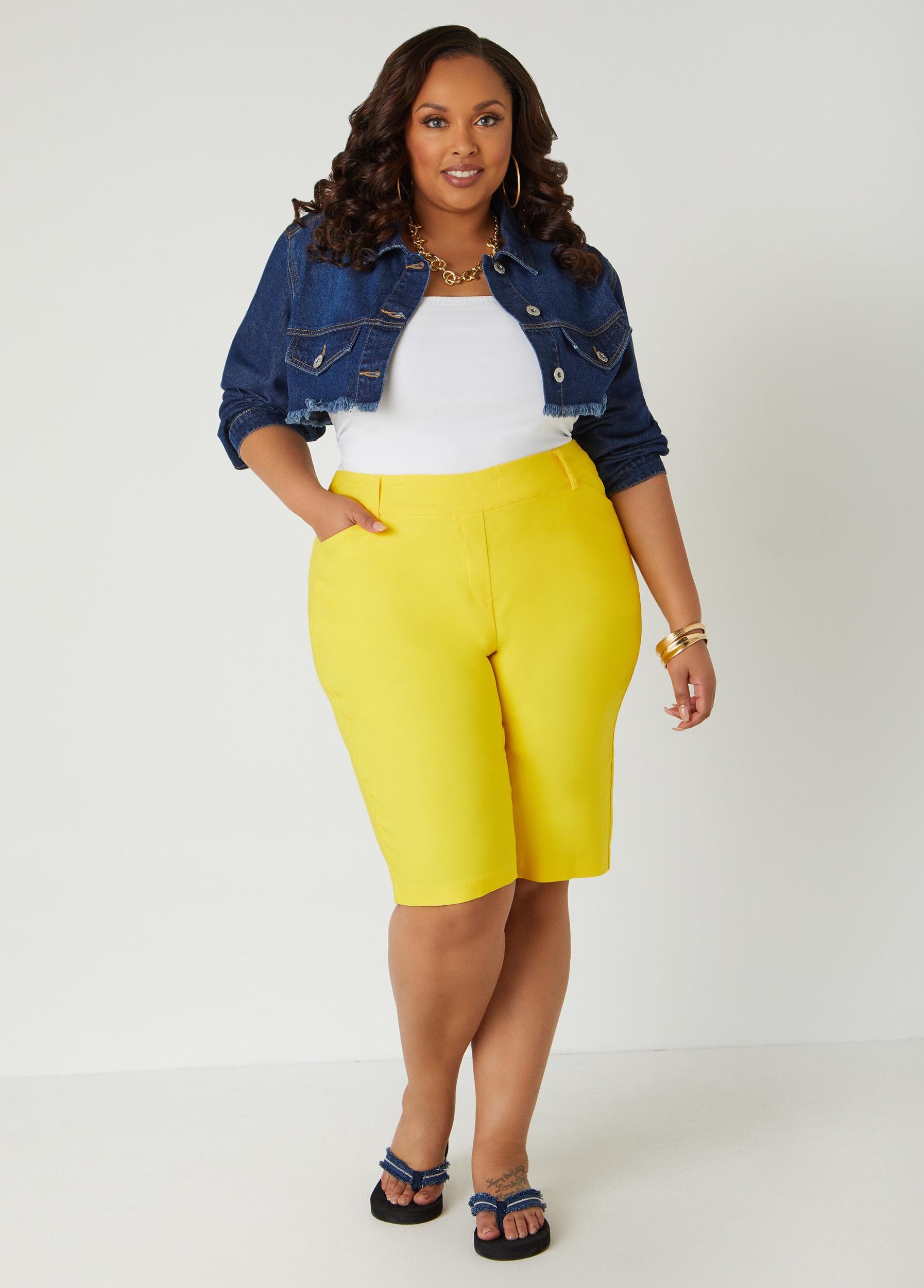 Millennium High Waist Bermuda Shorts Product Image