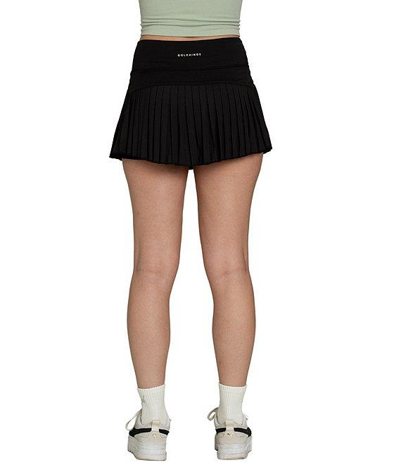 GOLD HINGE Pleated Tennis Mini Skirt Product Image