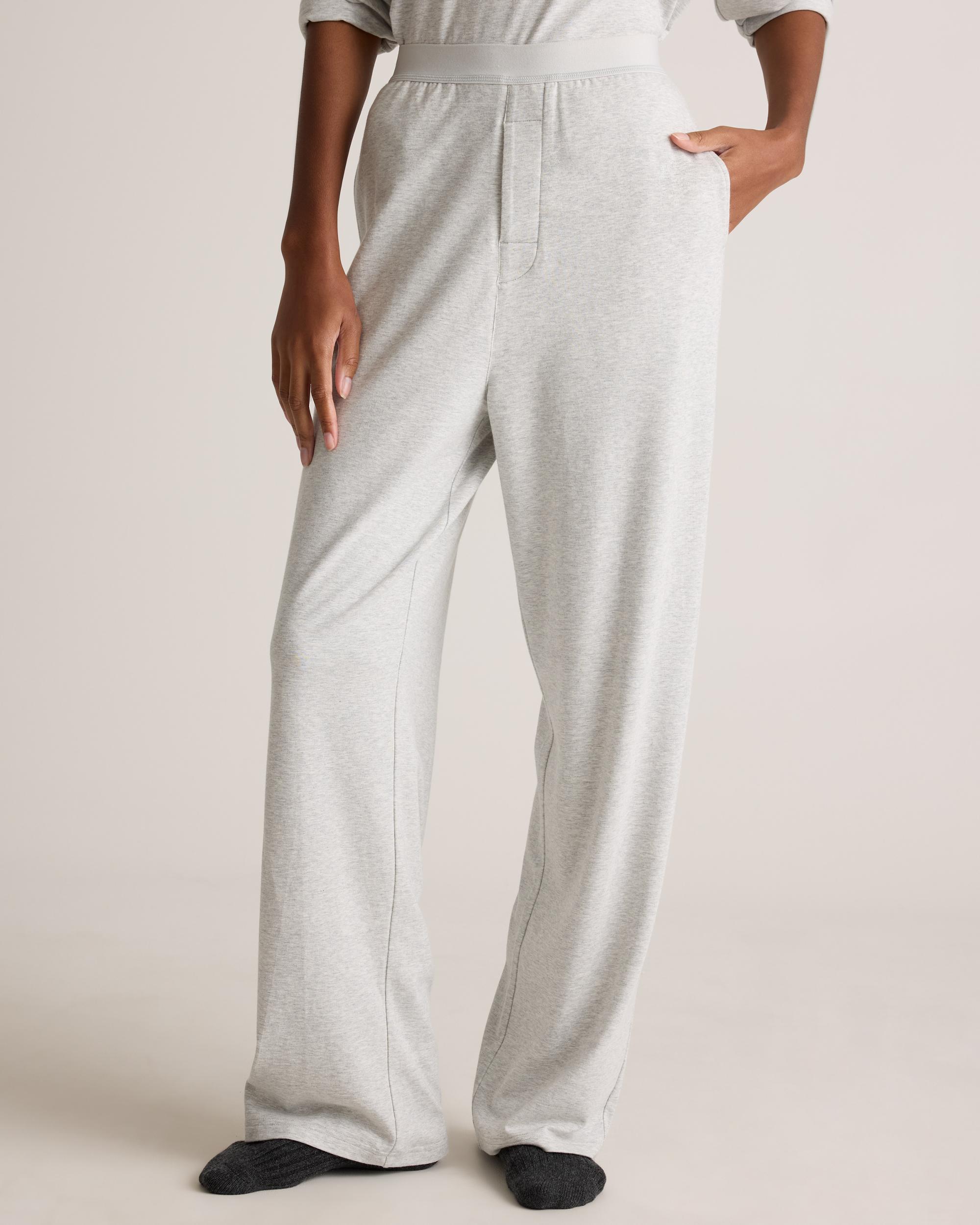 Quince | Women's Dream Lounge Oversized Long Sleeve Pajama Set Cotton Product Image
