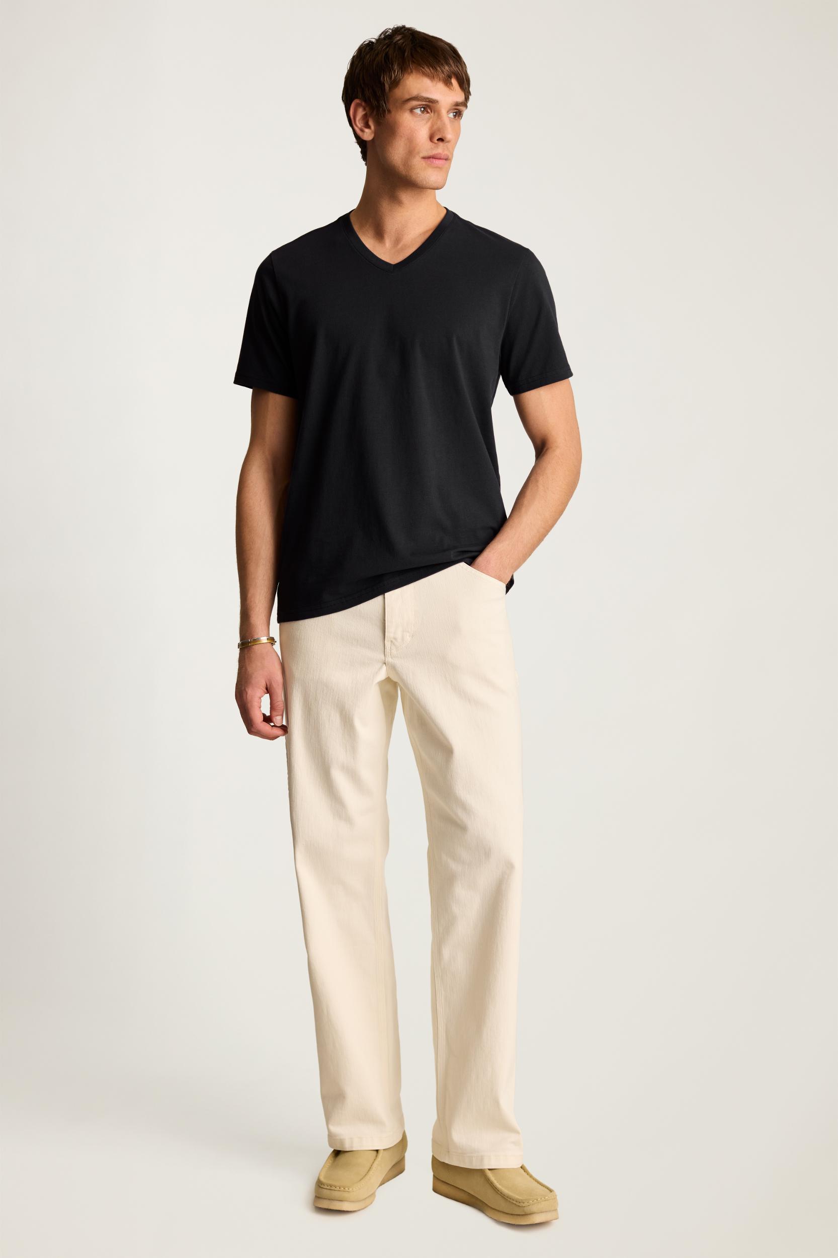 Forever Soft Cotton  V-Neck Tee Product Image