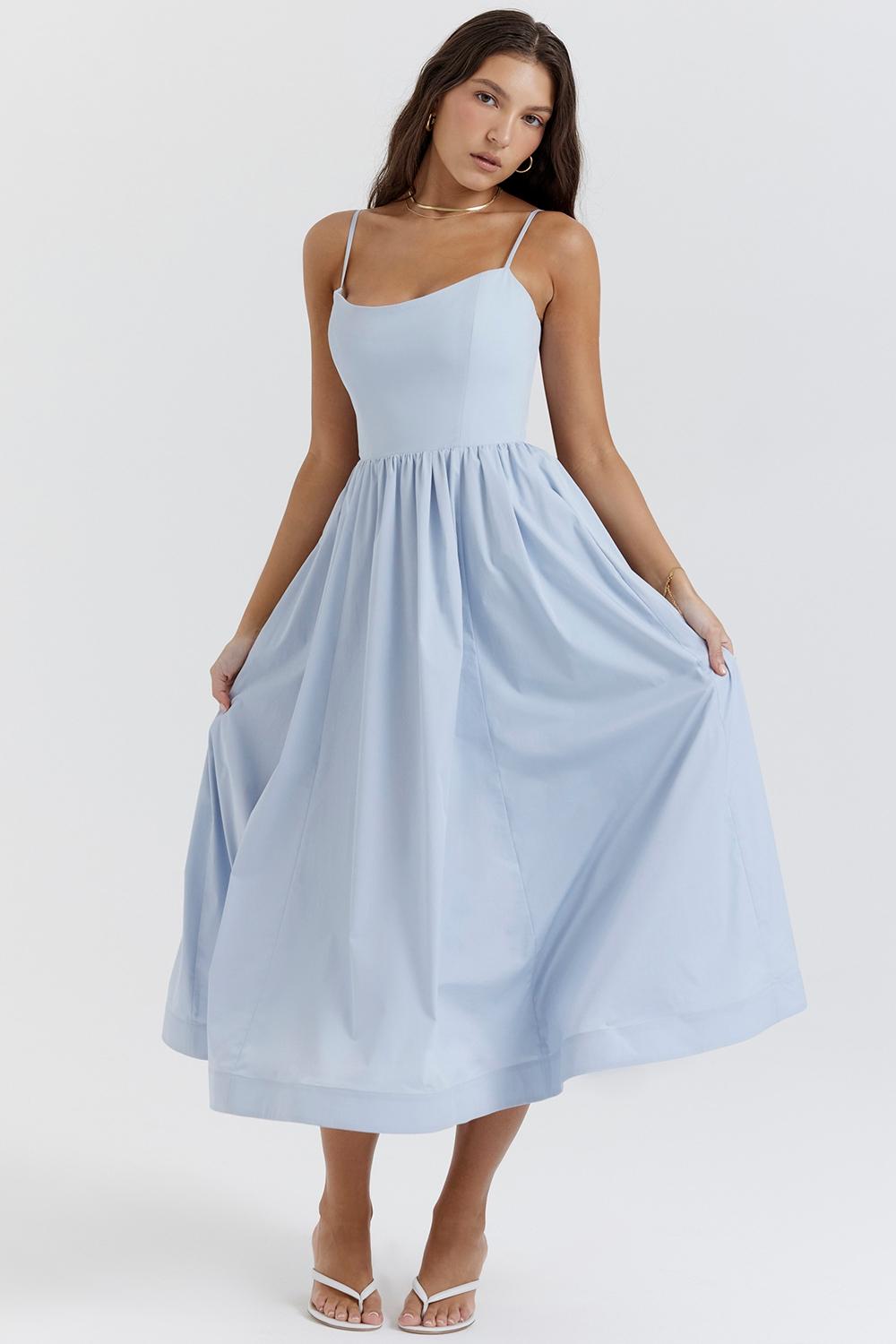 Lolita  soft blue corset sundress Product Image