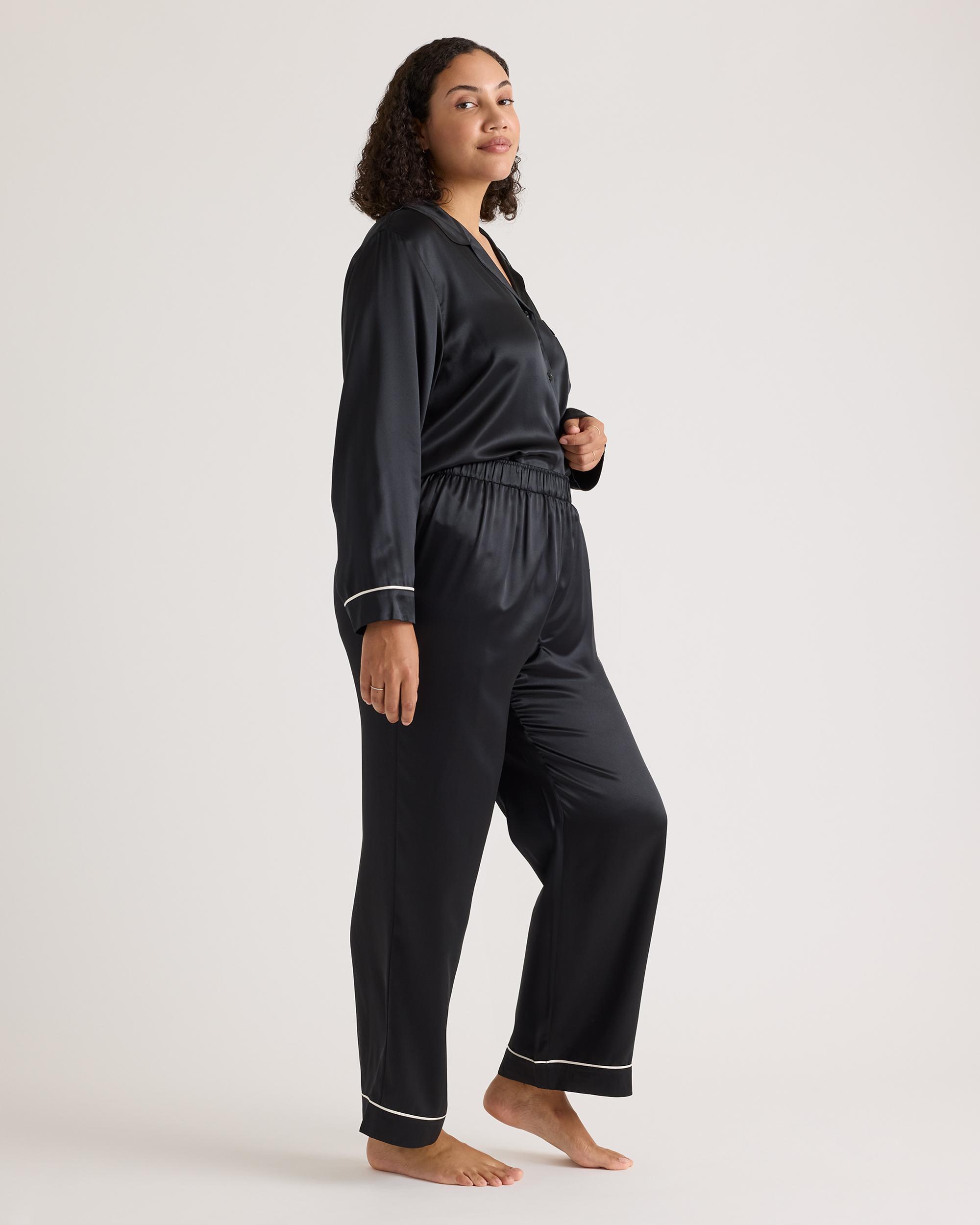 Quince | Women's Satin Pajama Pants Size XS, Mulberry Silk Product Image