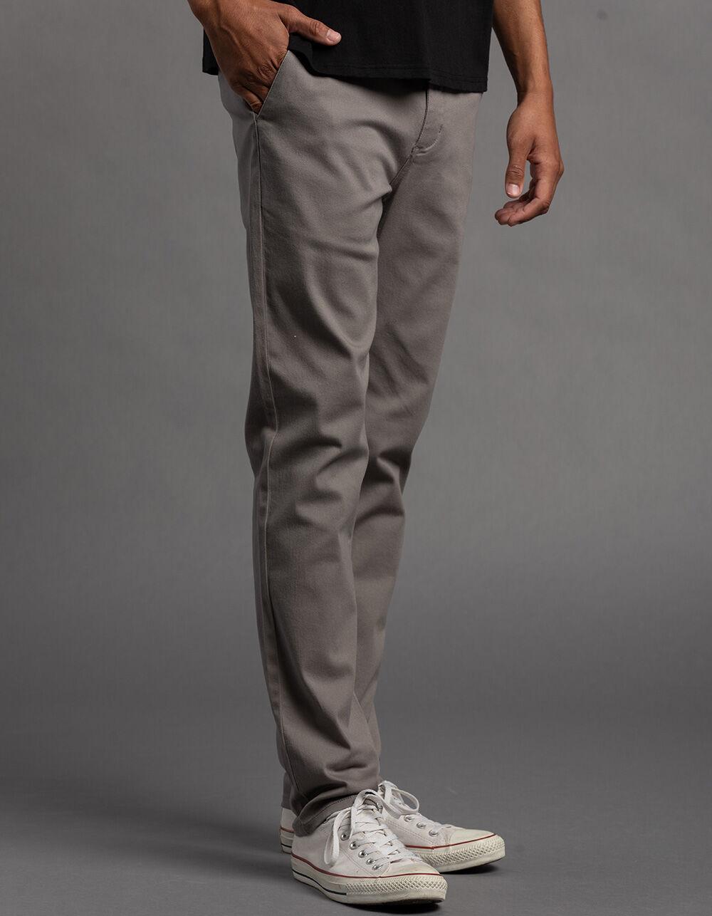 RSQ Mens Skinny Chino Pants - SMOKE Product Image