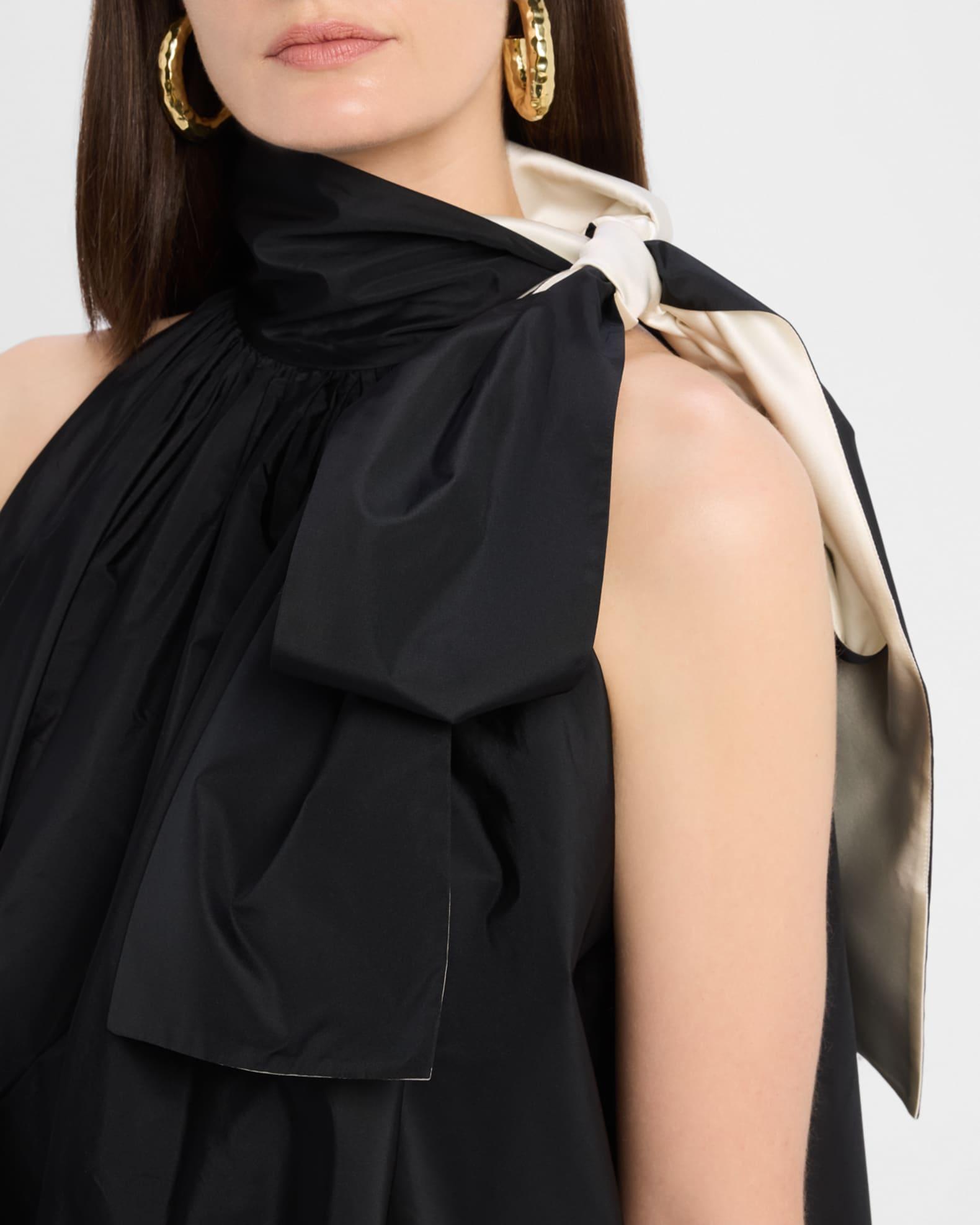 Beber Bow-Neck Shift Mini Dress Product Image