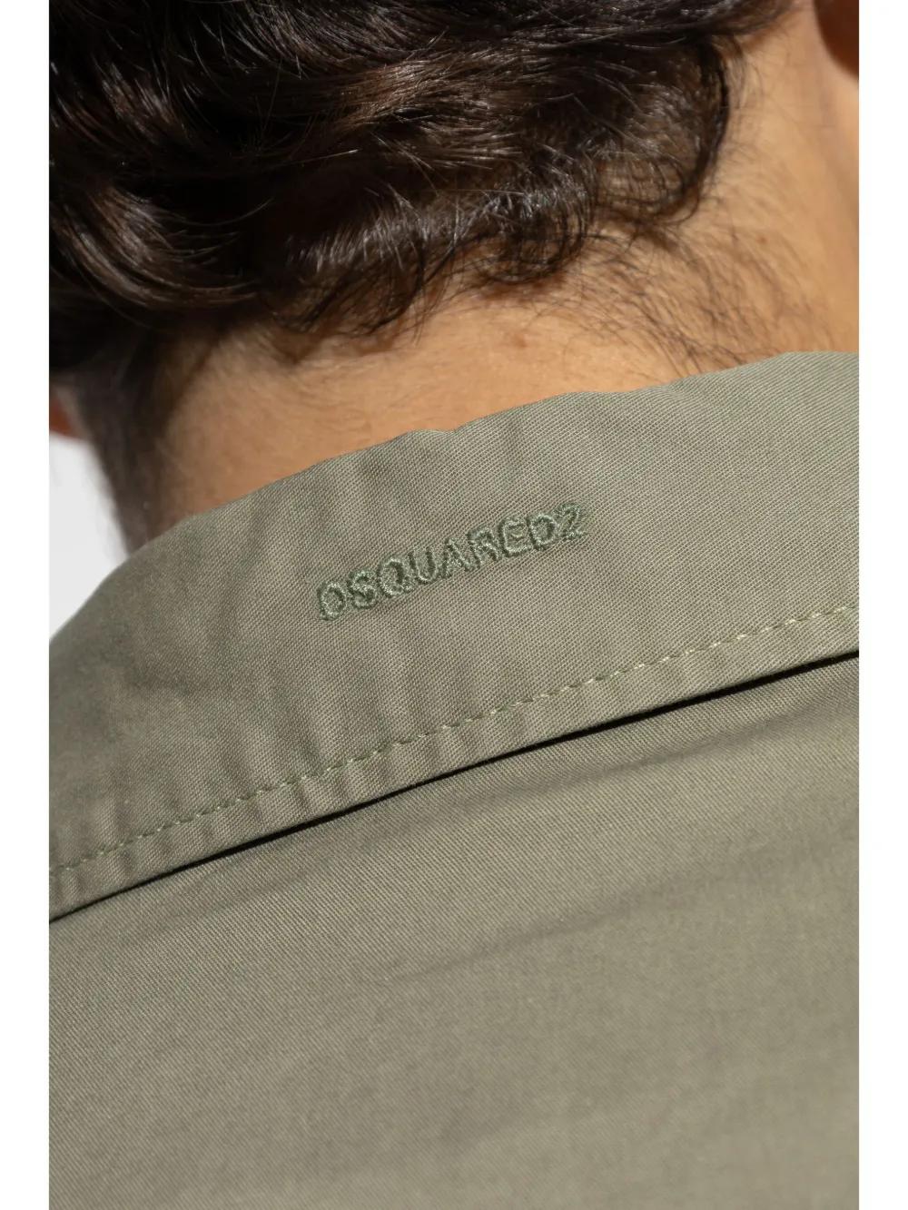 cargo-pocket button-up shirt  Product Image