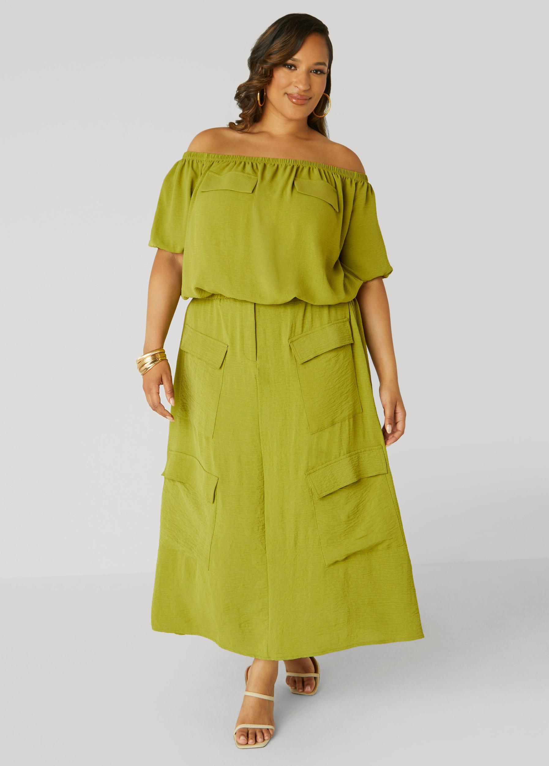 Plus Size Textured Off The Shoulder Blouse Ashley Stewart Product Image