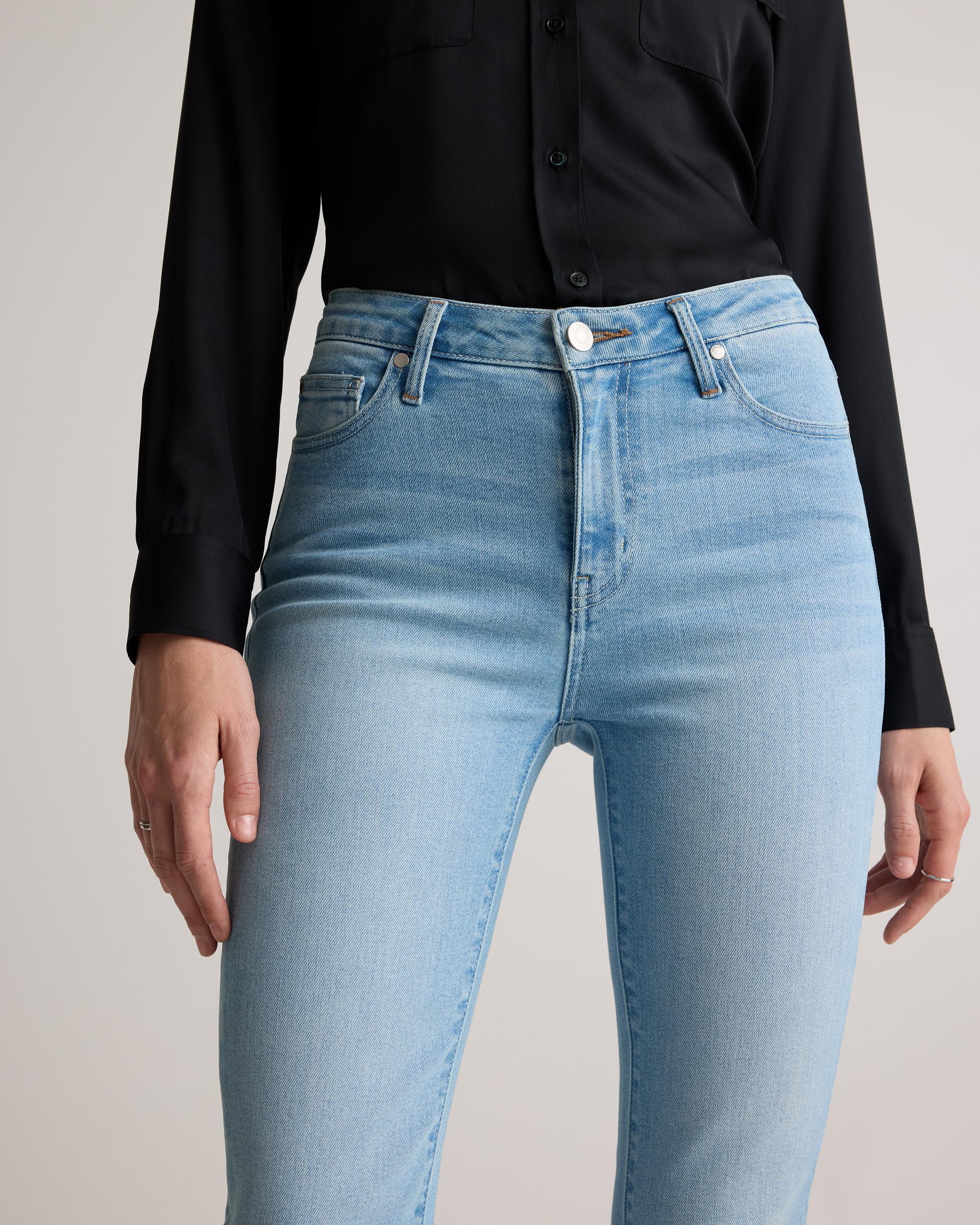 Quince | Women's Bella Stretch Kick Flare Jeans Organic Cotton Product Image