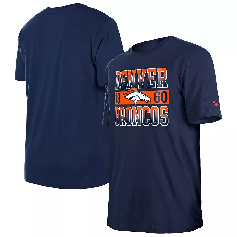 Men's New Era Navy Denver Broncos City Team T-Shirt,  Product Image