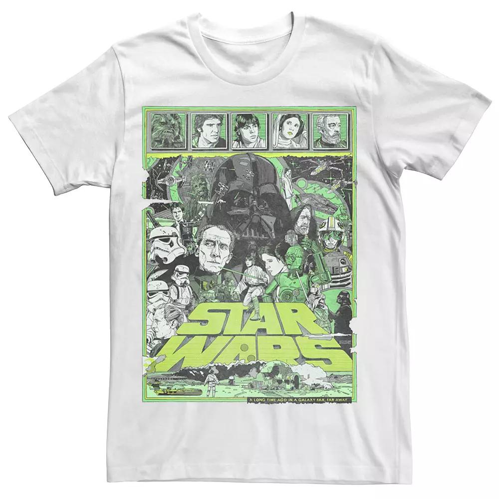 Men's Star Wars New Hope Neon Poster Tee,  Product Image