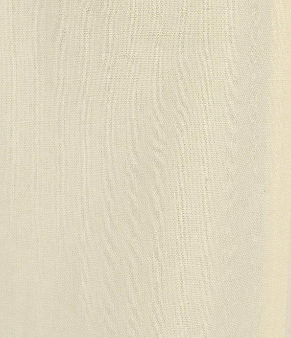 GB Linen Blend Short Puff Sleeve Mini Dress Product Image