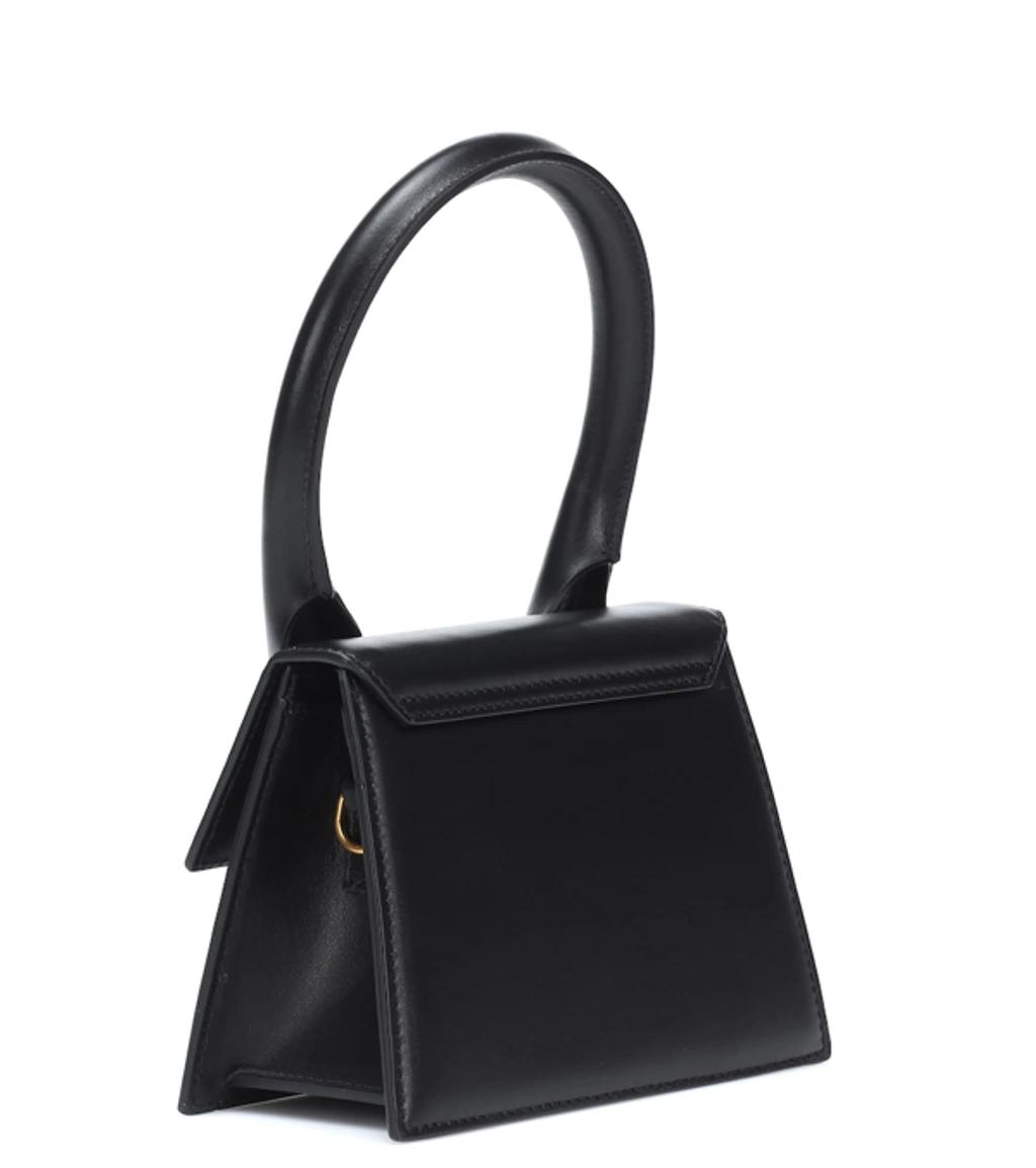 JACQUEMUS Small Handle And Removable Shoulder Strap In Black Product Image