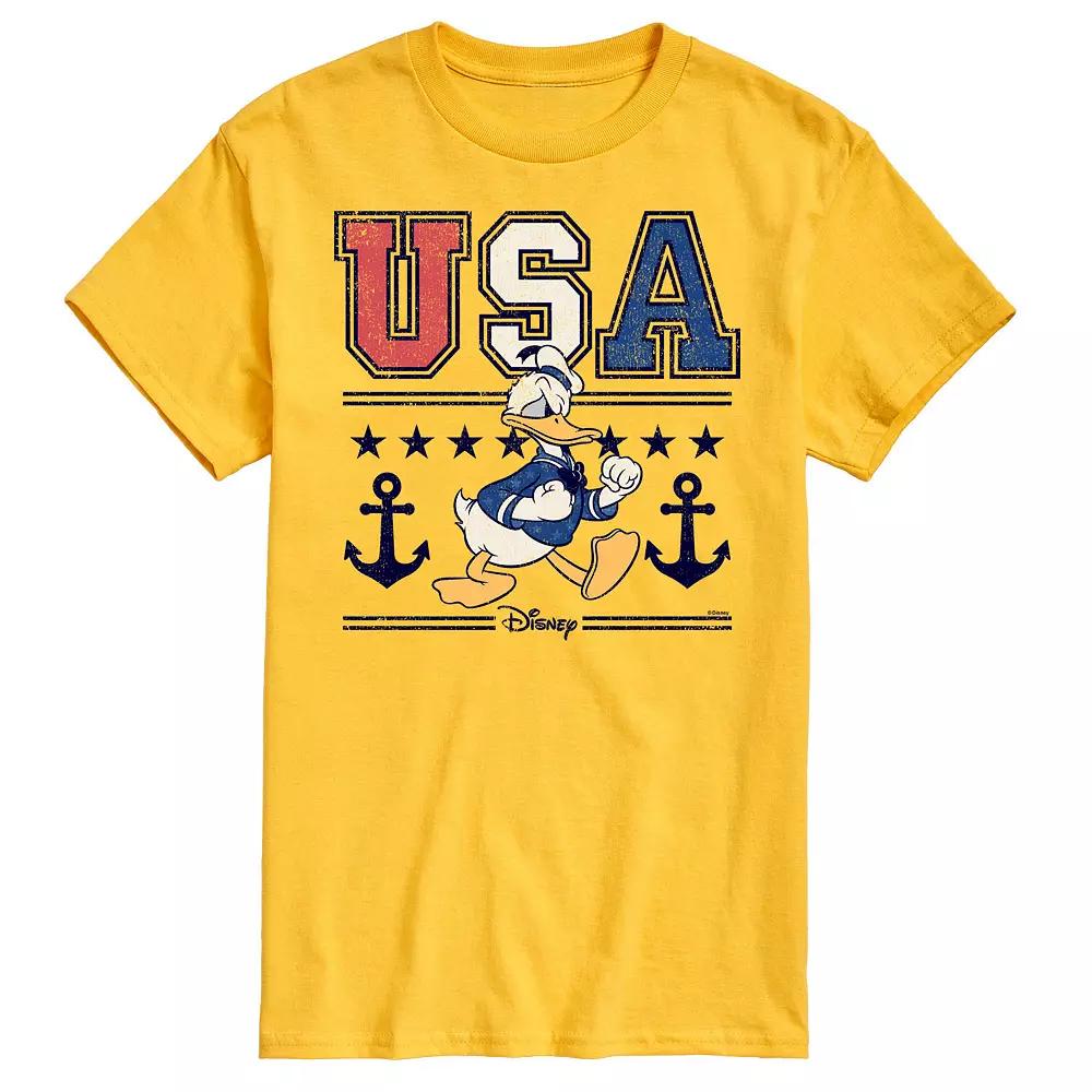 Disney's Donald Duck Men's USA Naval Graphic Tee,  Product Image