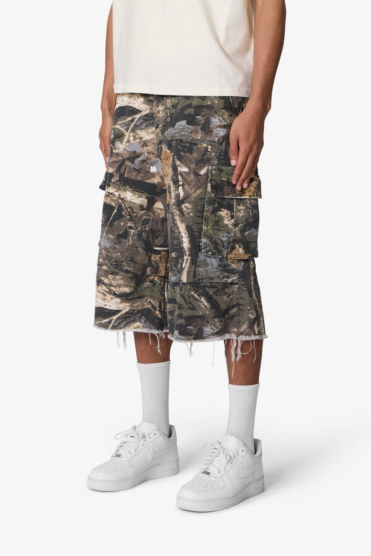 Ultra Baggy Cargo Shorts - Forest Camo Product Image