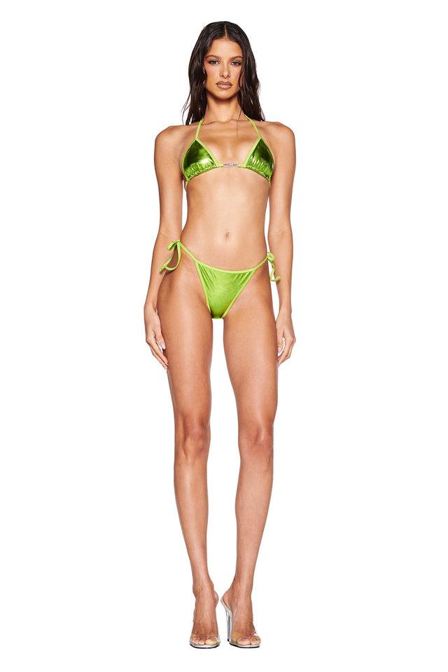 ALOHI BIKINI TOP - LIME GREEN Product Image