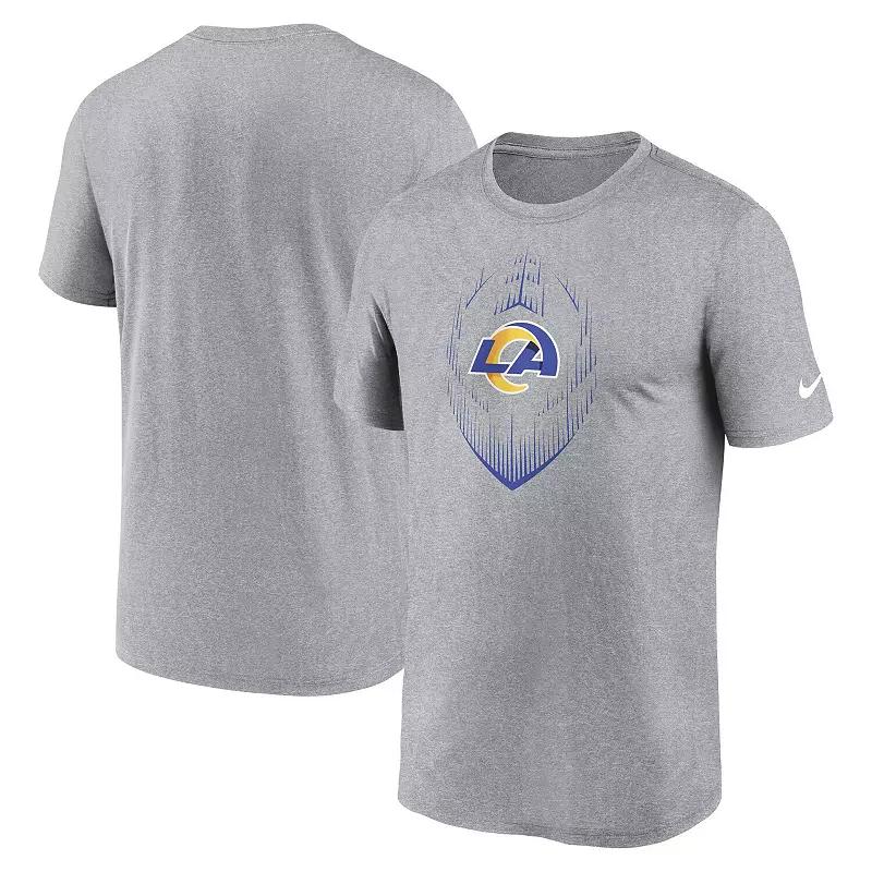 Men's Nike Heather Gray Seattle Seahawks Primetime Legend Icon Performance T-Shirt,  Product Image