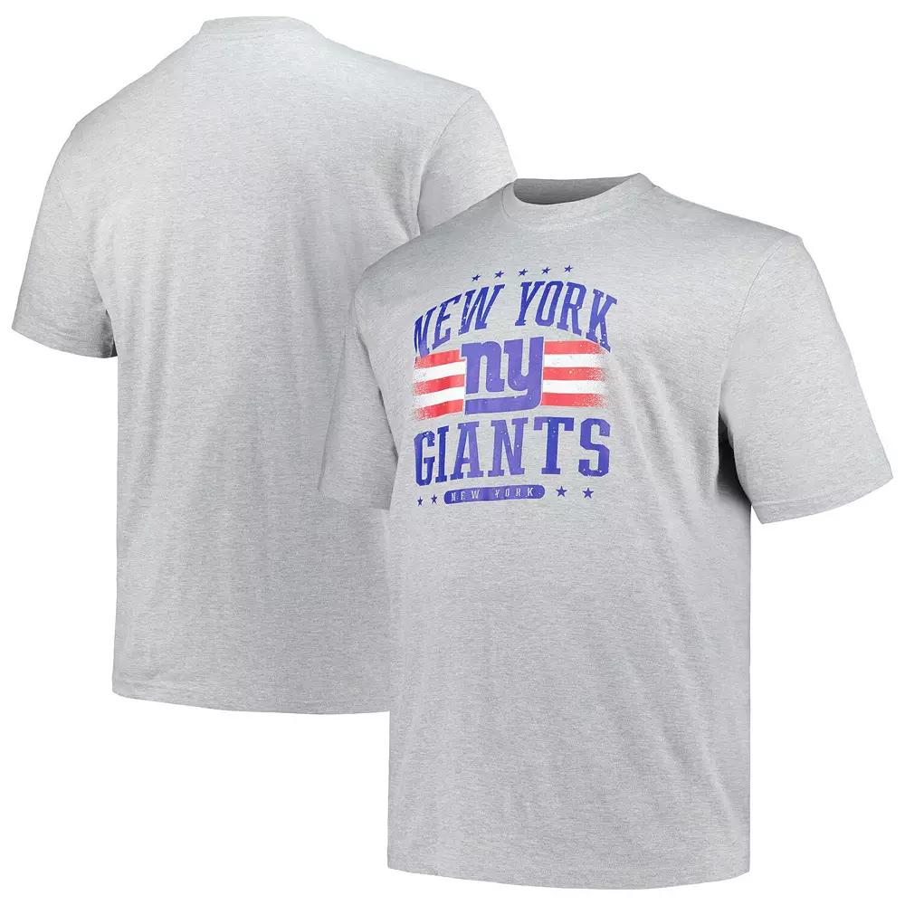 Men's Fanatics Navy New York Giants Big & Tall Americana T-Shirt, Size: 4XB, Blue Product Image