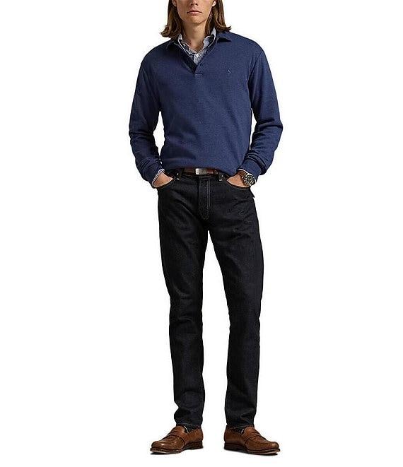 Polo Ralph Lauren Luxury Jersey Long Sleeve Polo Shirt Product Image