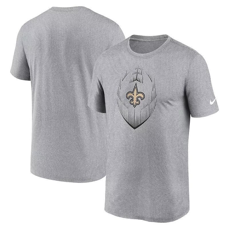 Men's Nike Heather Gray Seattle Seahawks Primetime Legend Icon Performance T-Shirt,  Product Image