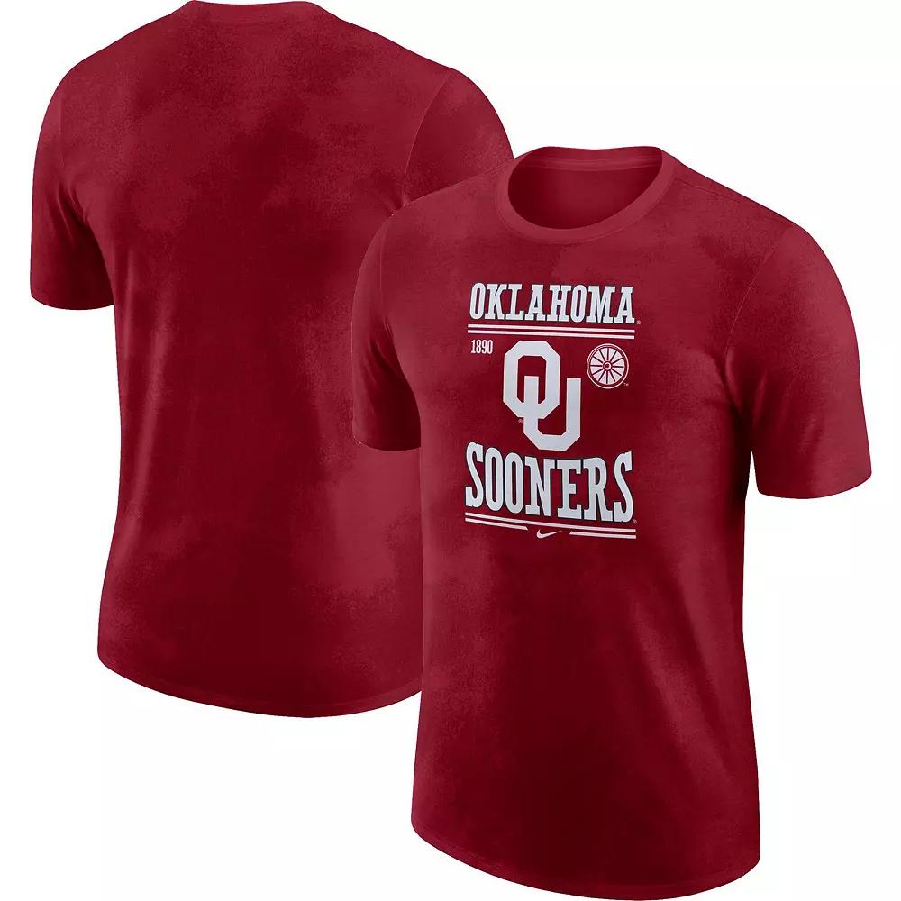 Men's Nike Crimson Oklahoma Sooners Team Stack T-Shirt, Size: Large, Red Product Image