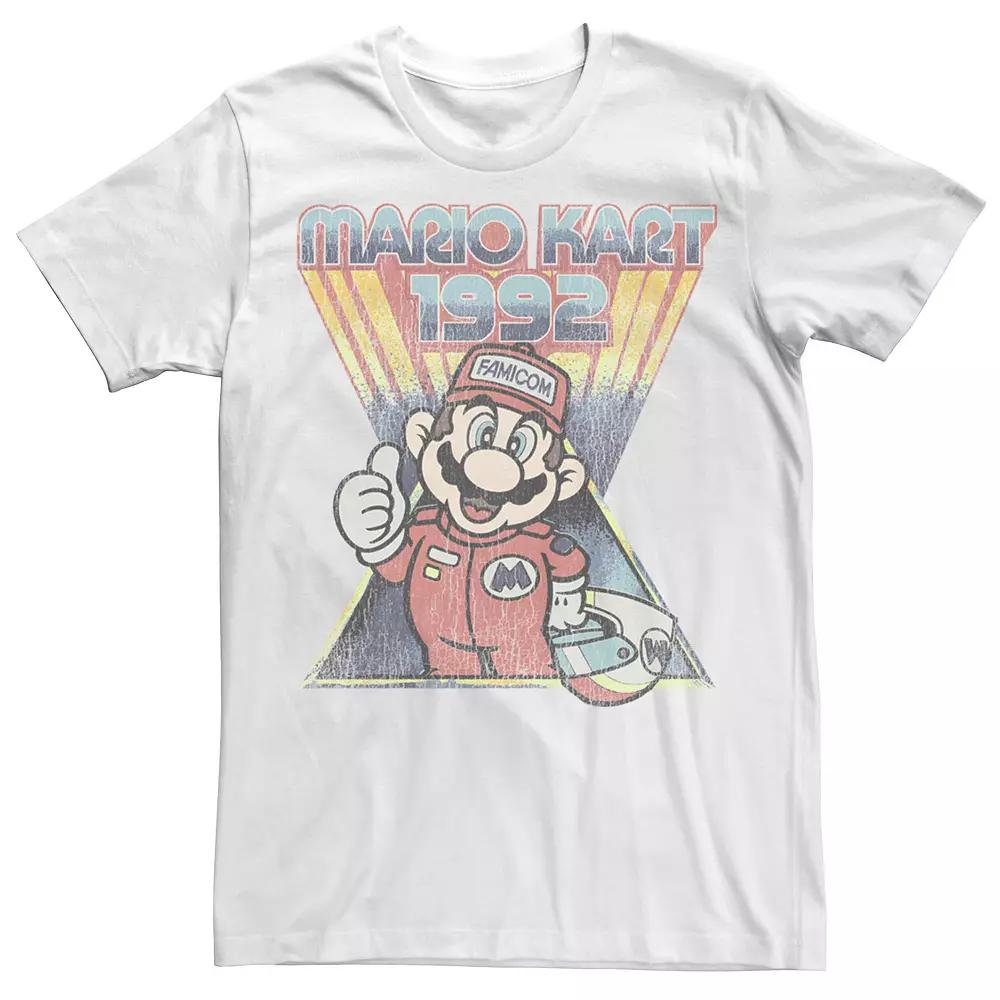 Men's Mario Kart 1992 Retro Portrait Tee,  Product Image
