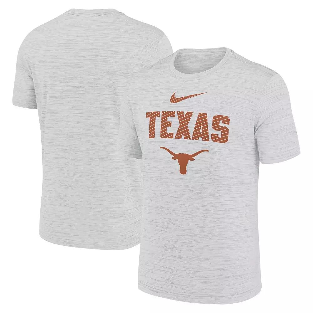 Men's Nike White Texas Longhorns Campus Slant Velocity Performance T-Shirt,  Product Image