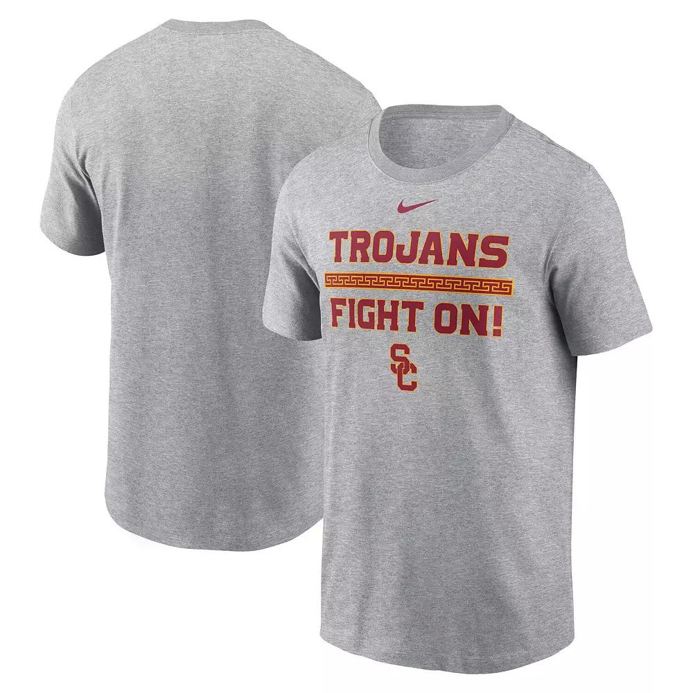 Men's Nike Heather Gray USC Trojans DNA Lockup T-Shirt,  Product Image