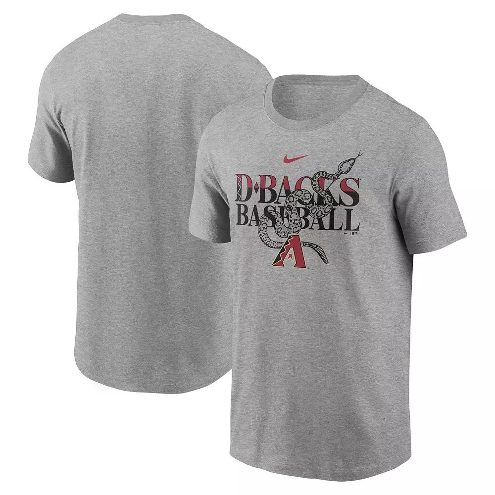 Men's Nike Heathered Gray Arizona Diamondbacks Local Team T-Shirt,  Product Image