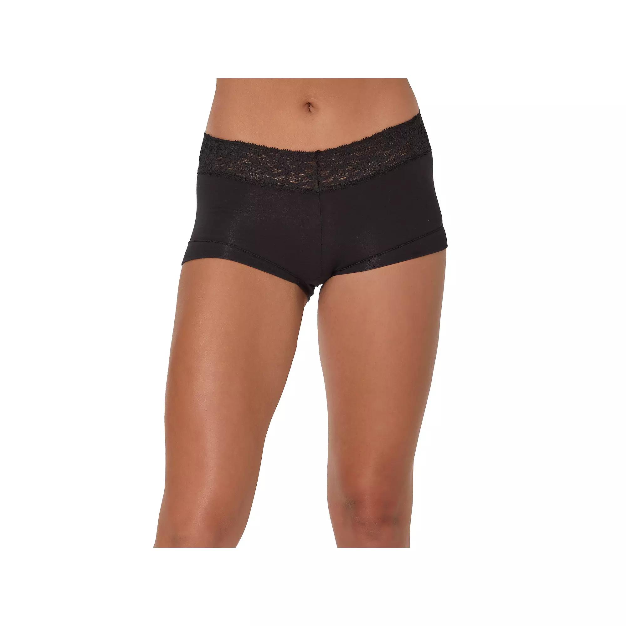 Maidenform® Dream® Cotton Lace-Trim Boyshort Underwear 40859, Women's,  Product Image