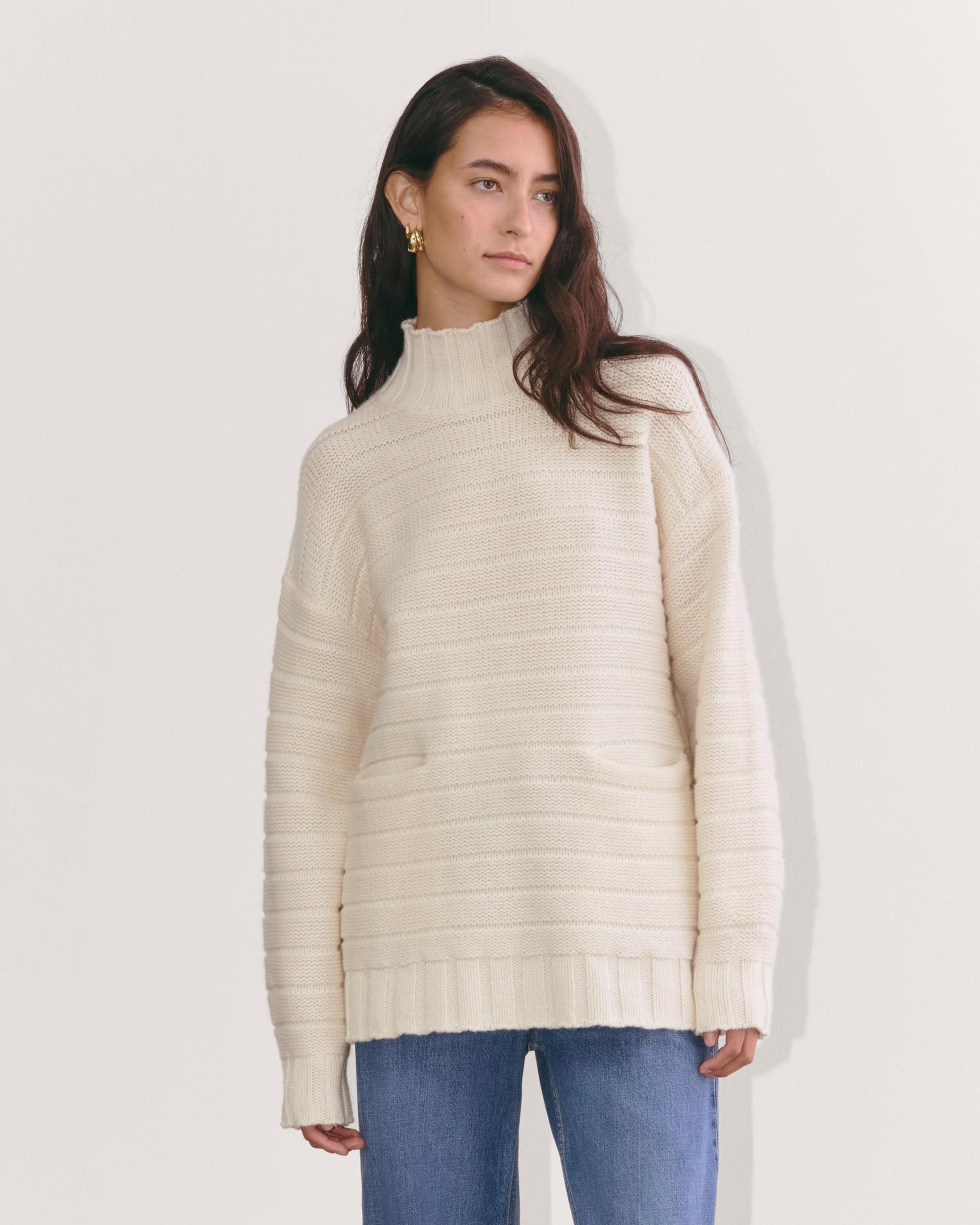 Womens Oversized Turtleneck in Luxe Merino Sweater by Everlane Product Image