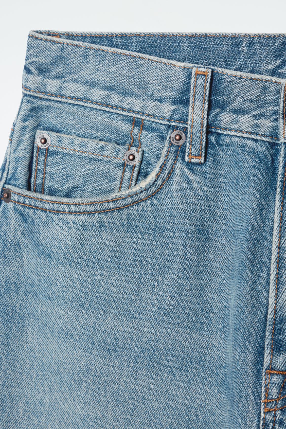 COLUMN STRAIGHT-LEG JEANS Product Image