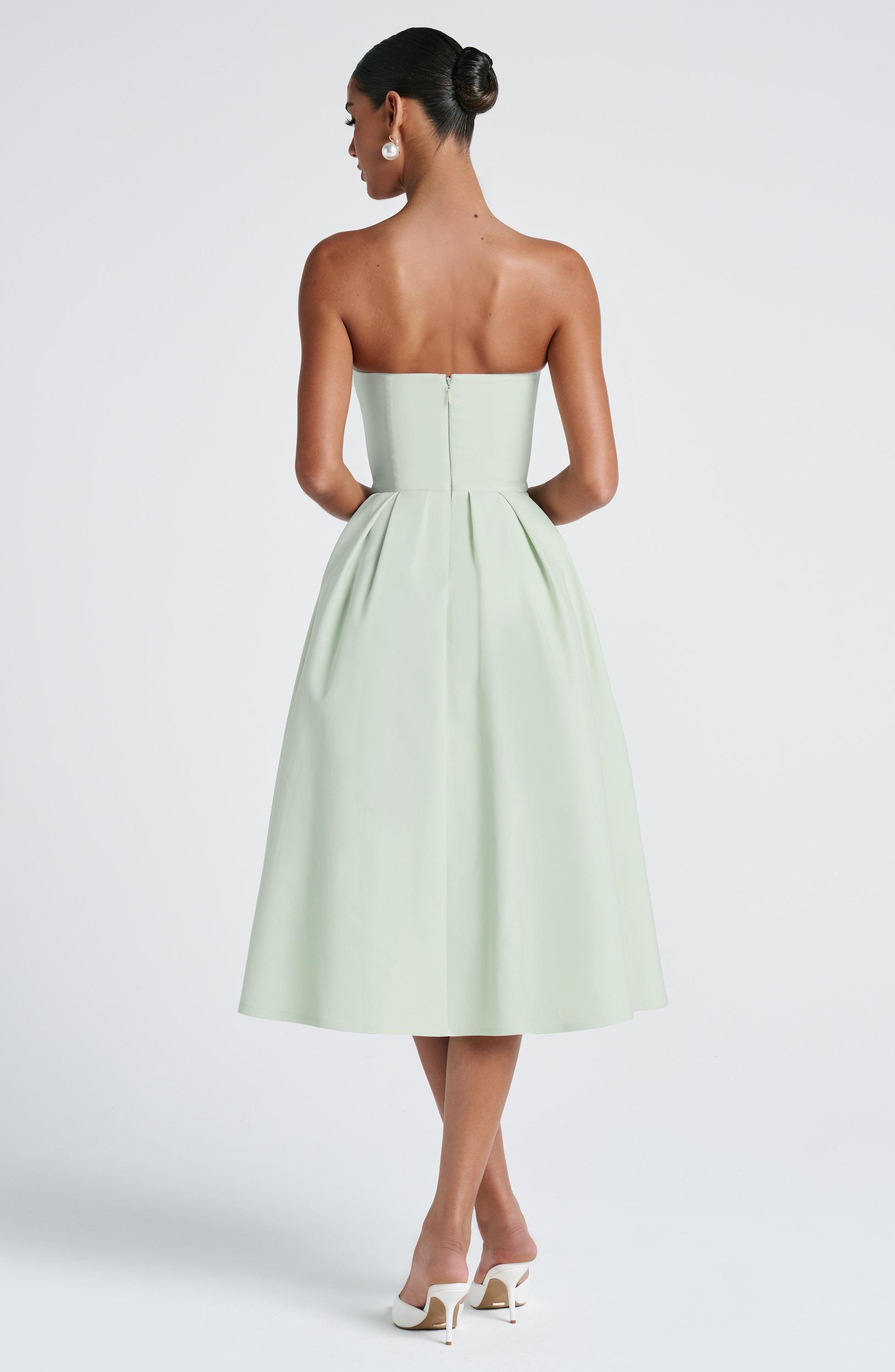 Edith Midi Dress - Mint Product Image