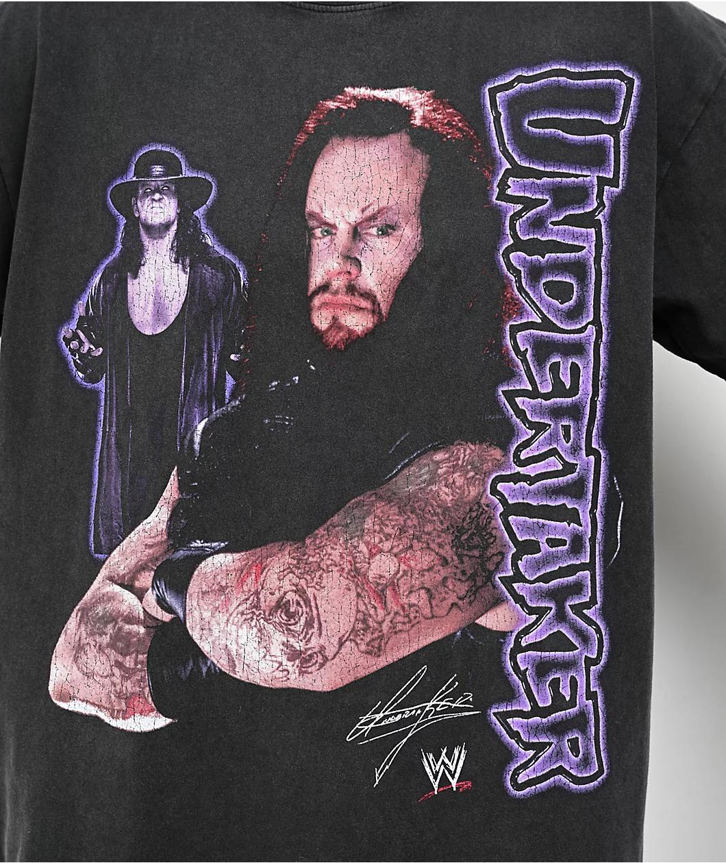 WWE Undertaker Washed Black T-Shirt Product Image
