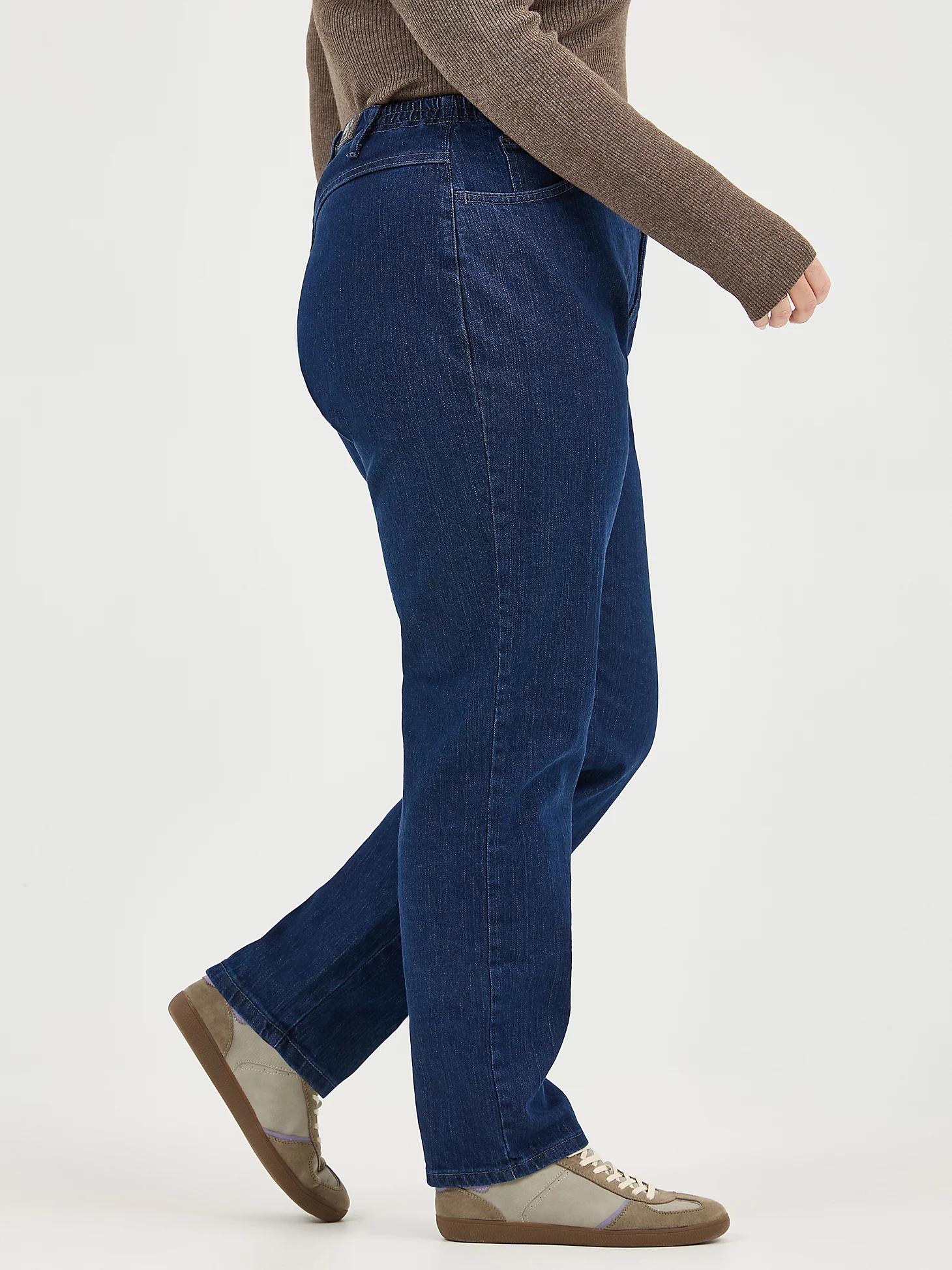 Women's Relaxed Fit Side Elastic (Plus) Jeans | Lee® Product Image