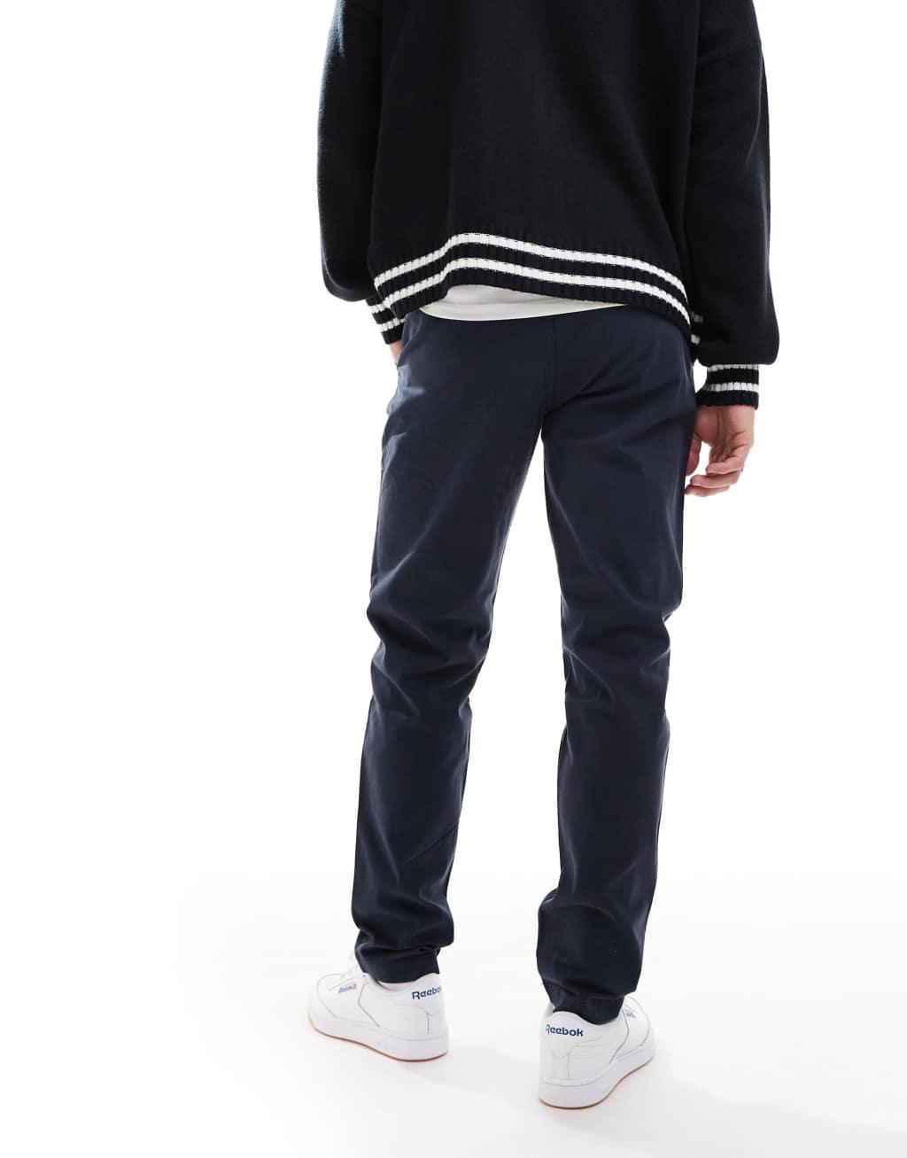Levi's XX Chino straight garment dye twill pants in navy Product Image