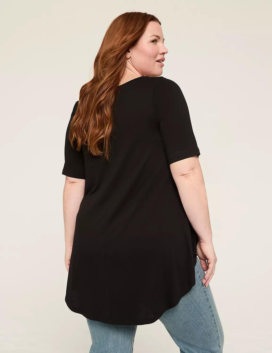 Max Swing Perfect Sleeve Boatneck Tee Product Image