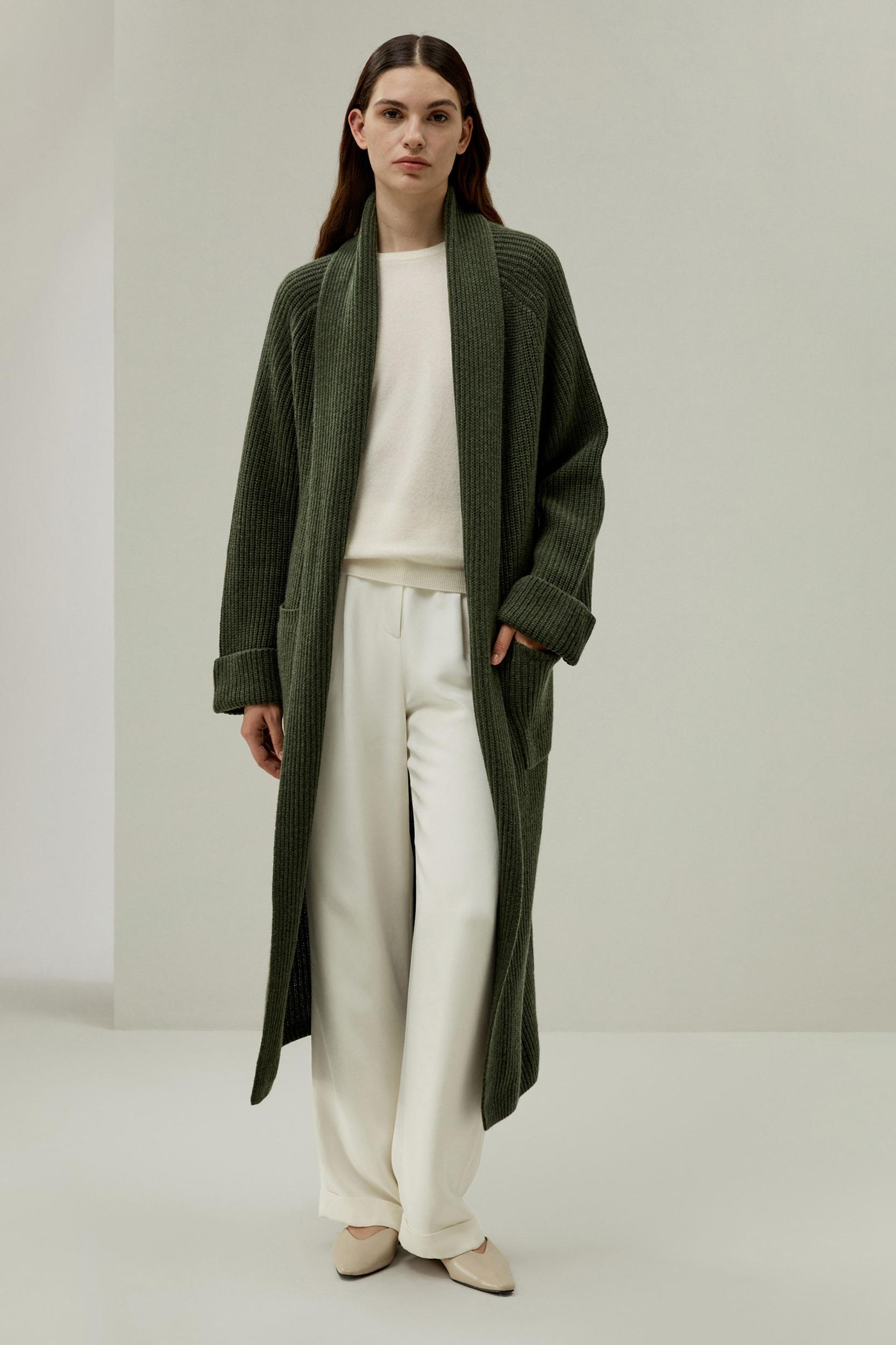 LILYSILK X LYDIA MILLEN 'Evergreen' Cardigan Product Image