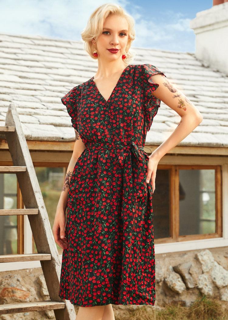 Cherry Picked Perfection Dress Product Image