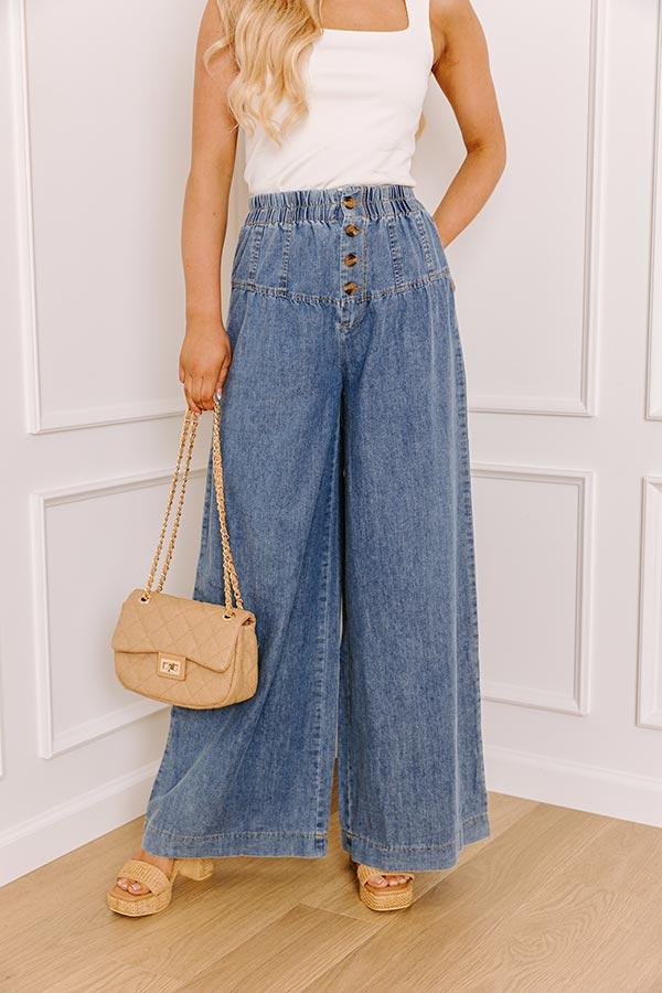 The Carlie High Waist Wide Leg Pants Product Image
