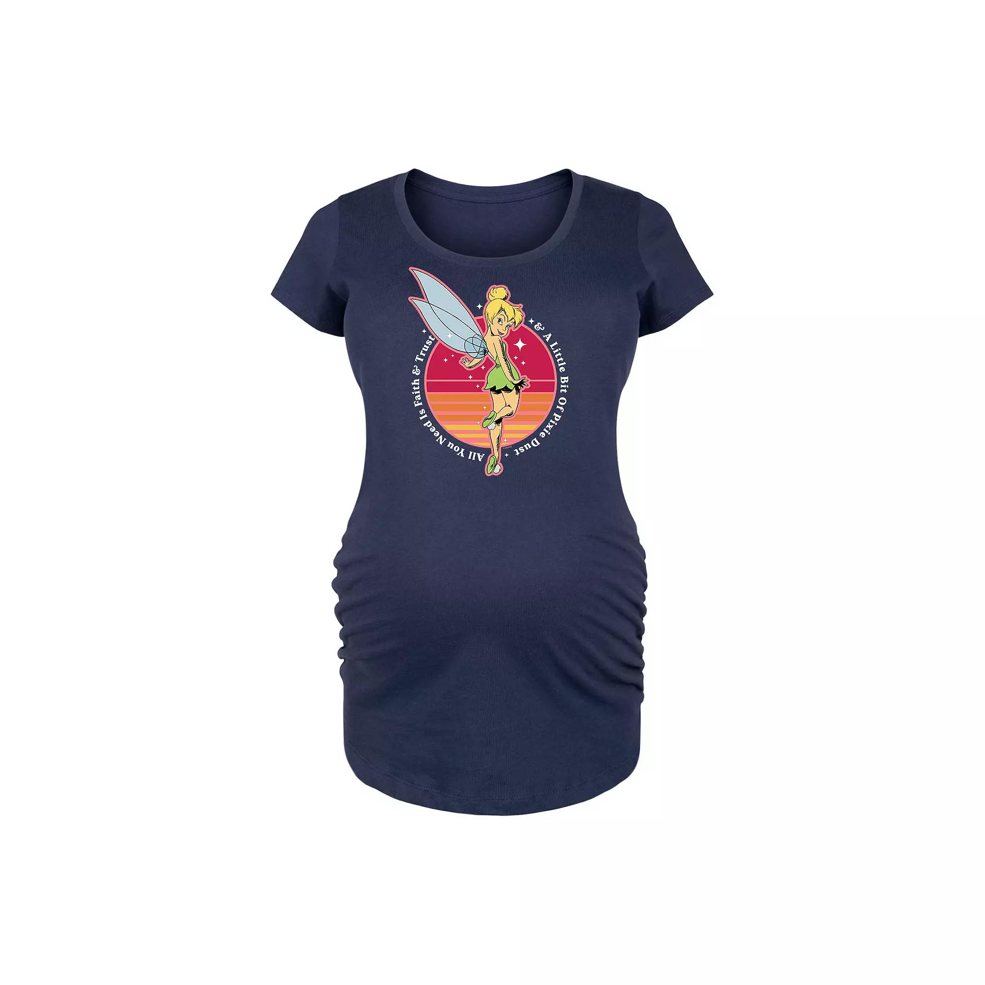 Disney's Peter Pan Maternity Faith Trust Pixie Dust Graphic Tee, Women's,  Product Image