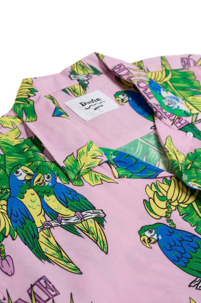 Talk Dirty Parrot Button Up Shirt Product Image