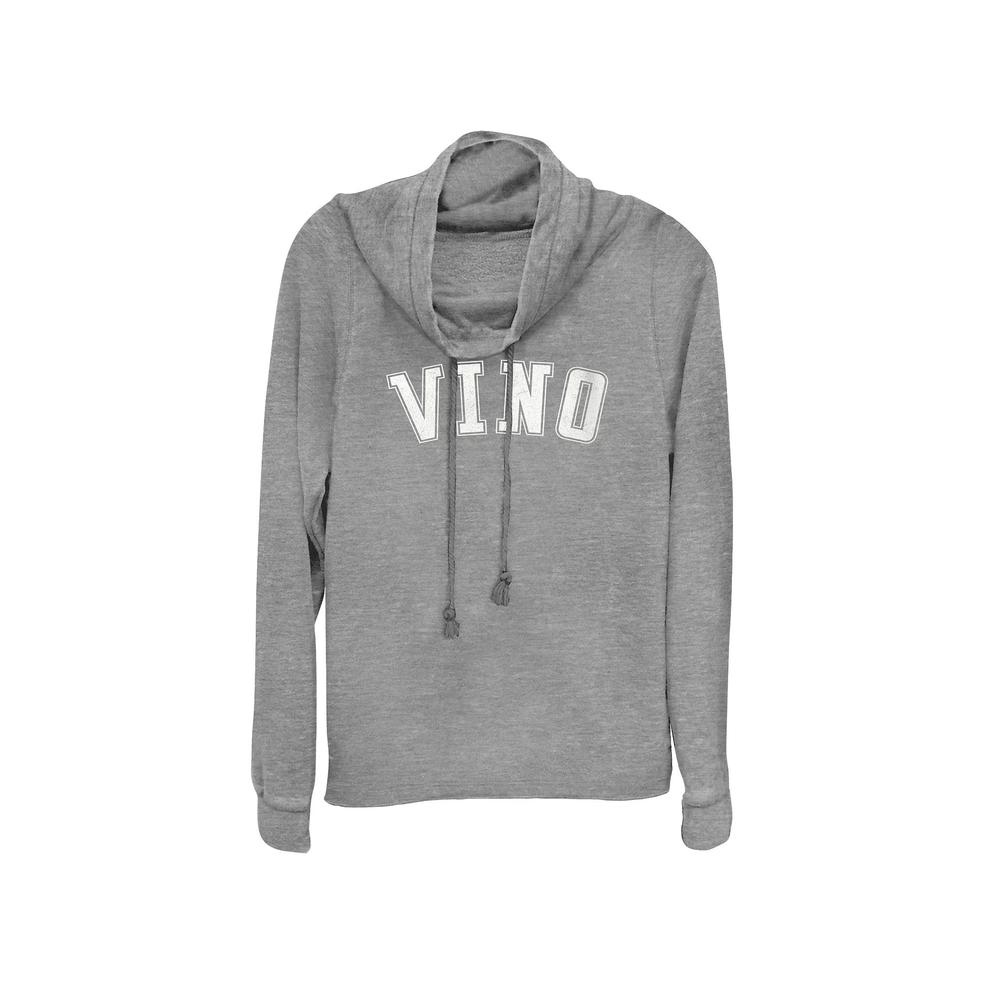 Women's Vino Cowlneck Graphic Lightweight Long Sleeve, Girl's,  Product Image