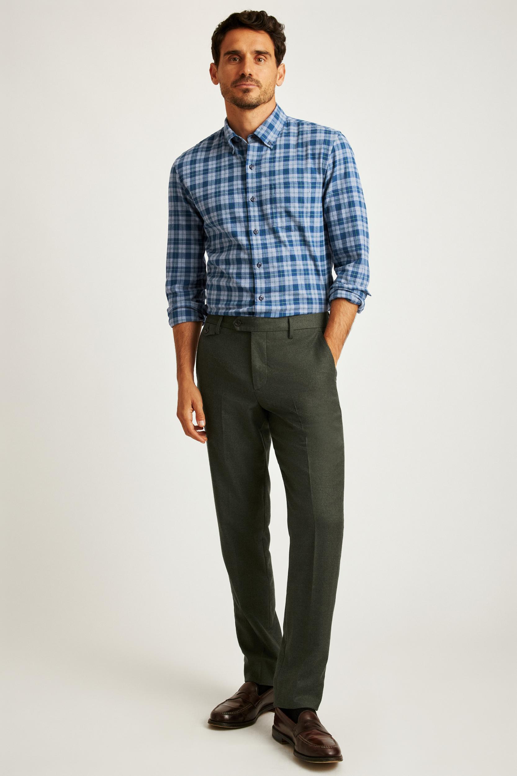 Jetsetter Italian Brushed Wool Dress Pant Product Image