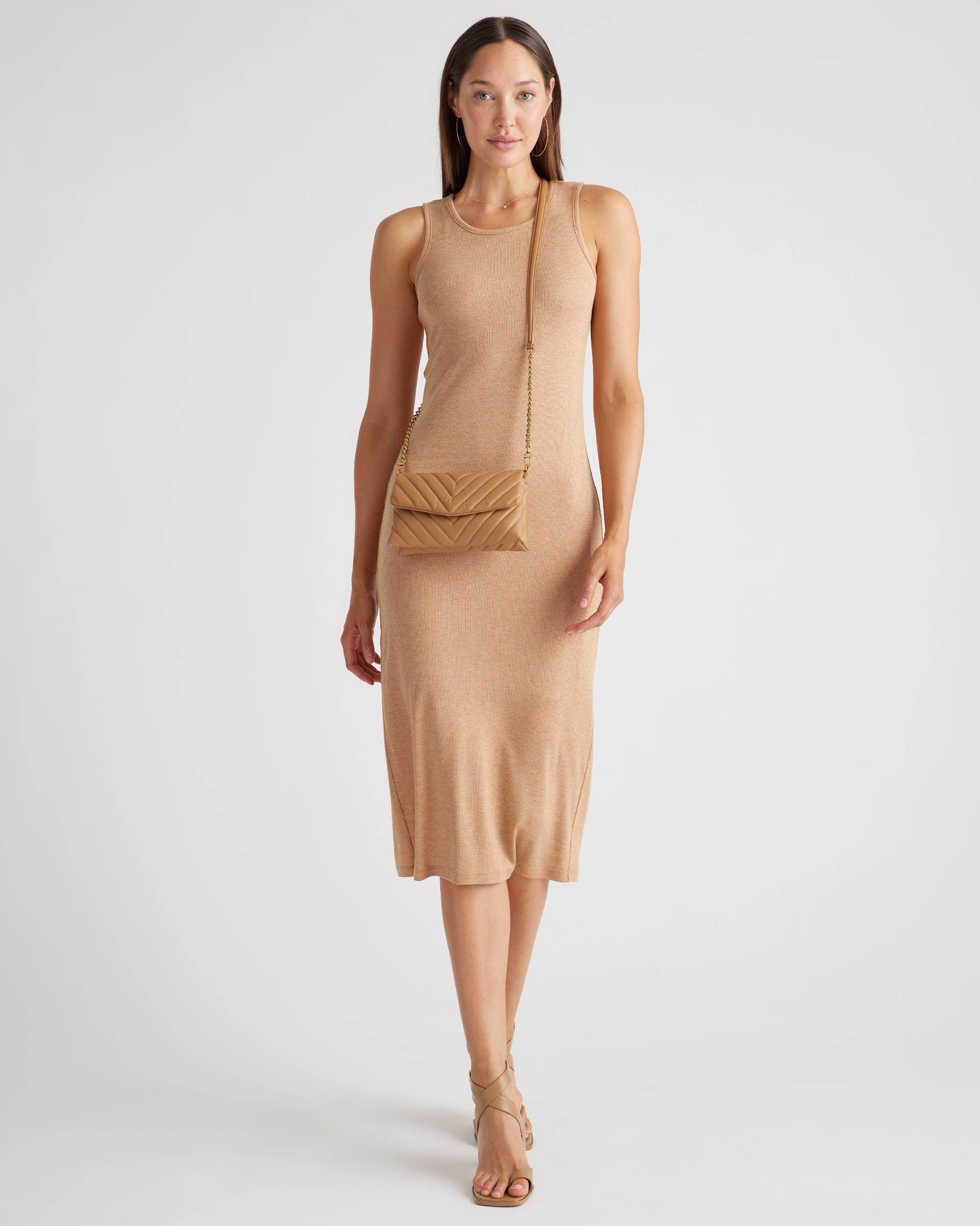 Quince | Women's Italian Leather Quilted Wallet Crossbody Product Image