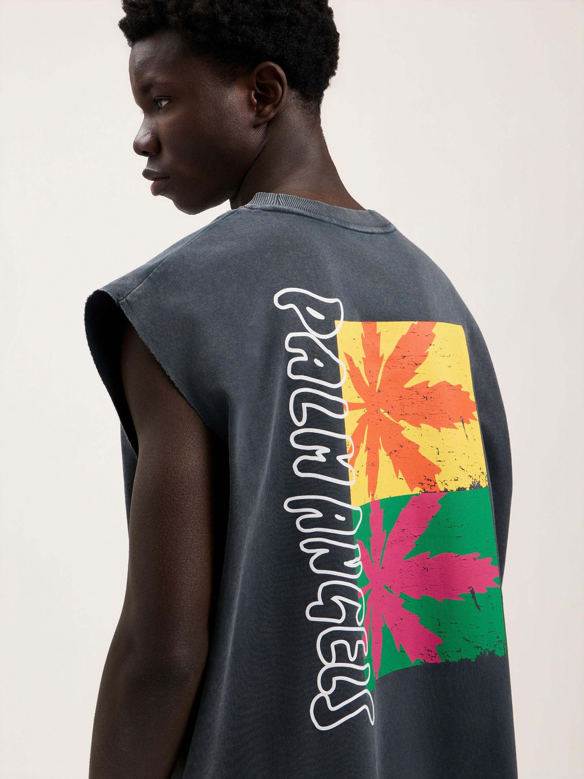 Palm Leaf Distressed Tank Product Image