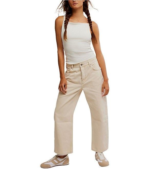 We The Free Free Deep Trance Dropped Barrel Fit Low Rise Jeans Product Image